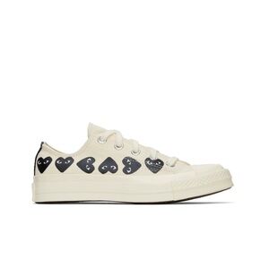 Comme de garcons play x converse off white sneakers